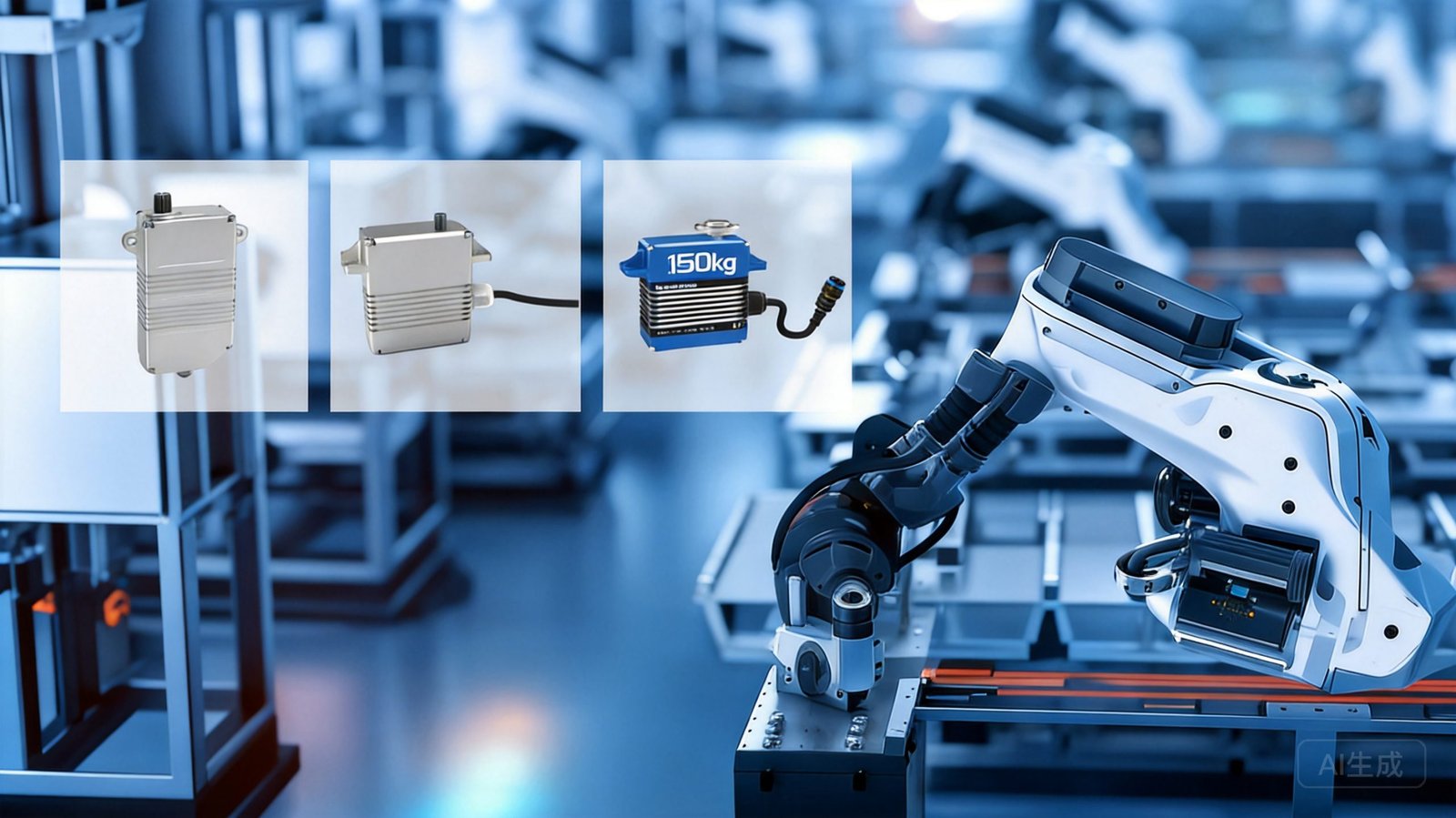Military grade servo actuators and micro rectangular connectors for aerospace