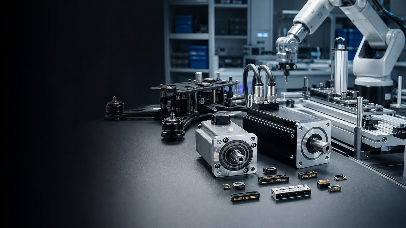 Applications for Servo Motors and Micro Connectors