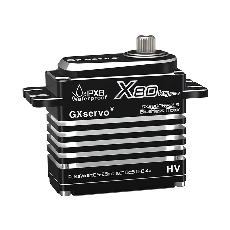 GX3380WPBLS Metal housing / IPX8 Brushless Servo Motor