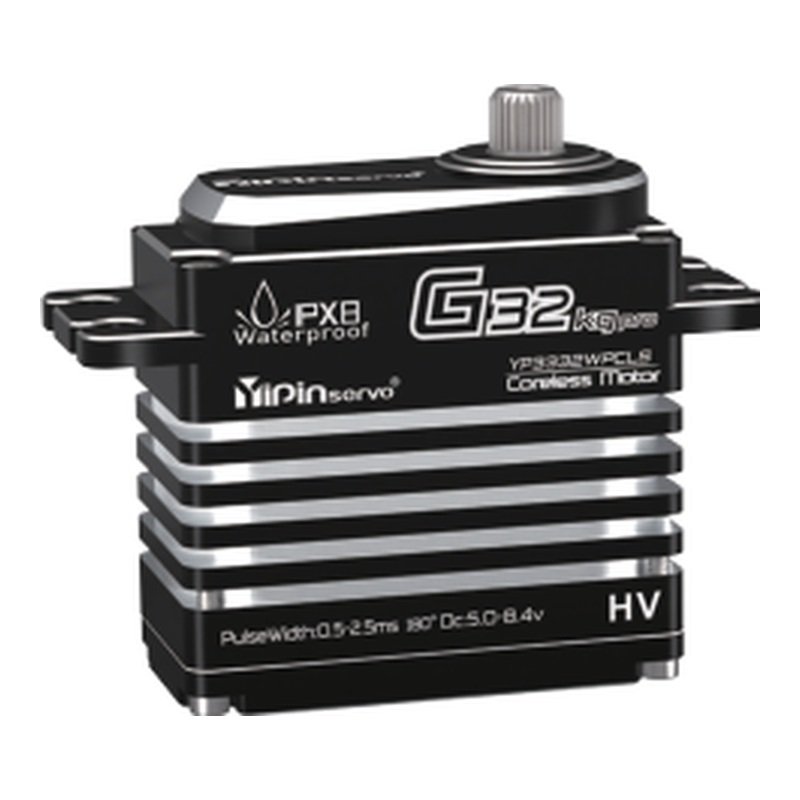 YP3332WPCLS Metal housing / IPX8 Coreless Servo Motor