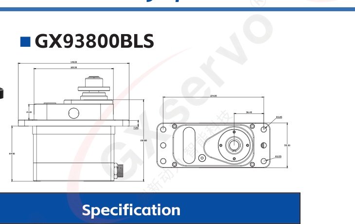 GX93800BLS engineering drawing 1