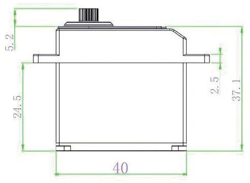 GX3345BLS engineering drawing 1