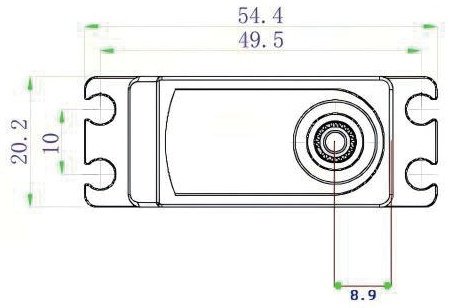 GXA3316CLS engineering drawing 1