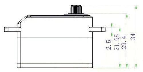 GXA3325BLS engineering drawing 1
