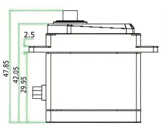 GX3380WPBLS engineering drawing 1
