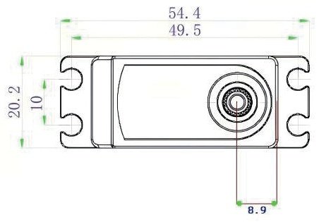 GXA3320CLS engineering drawing 1