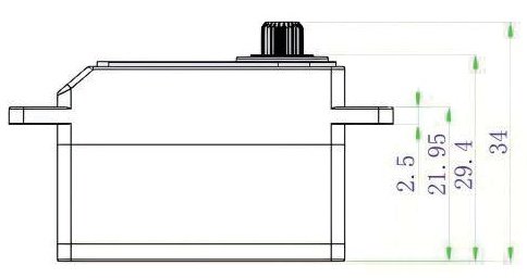 GXA3315MG engineering drawing 1