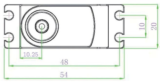 GX3225MG engineering drawing 1