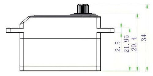 YPA3320MG engineering drawing 1