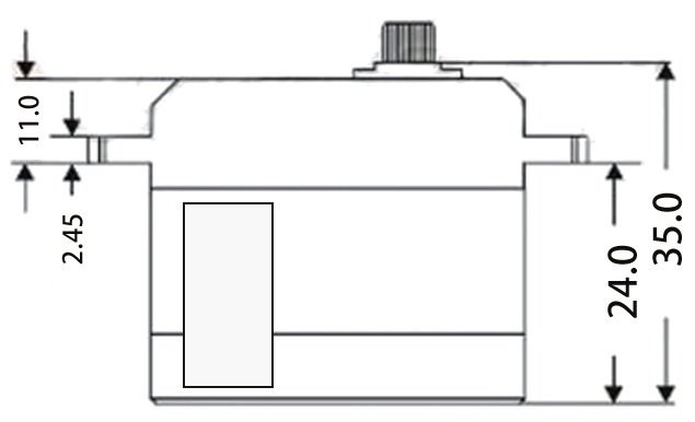 YP2325BLS engineering drawing 1