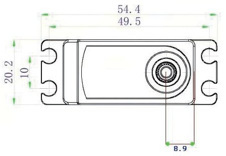 GXA3325BLS engineering drawing 2