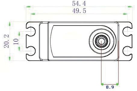 YPA3325BLS engineering drawing 2