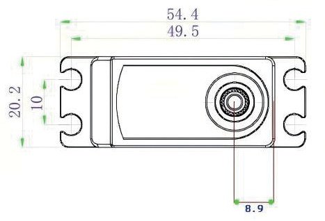GXA3325BLS engineering drawing 3