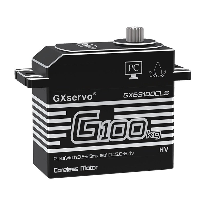 GX63100CLS 1/5 / IP65 Coreless Servo Motor