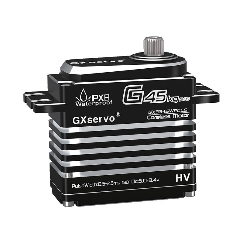 GX3345WPCLS Metal housing / IPX8 Coreless Servo Motor
