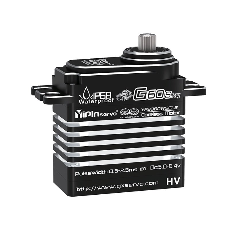 YP3360WSCLS Helical Gear / IP68 Coreless Motor Servo Motor